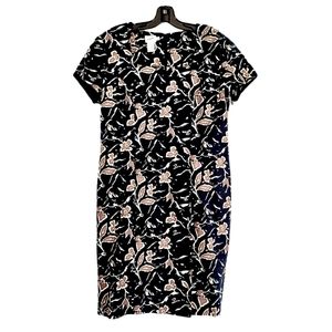 Jacqueline Ferrar Linen Blend Print Dress 14